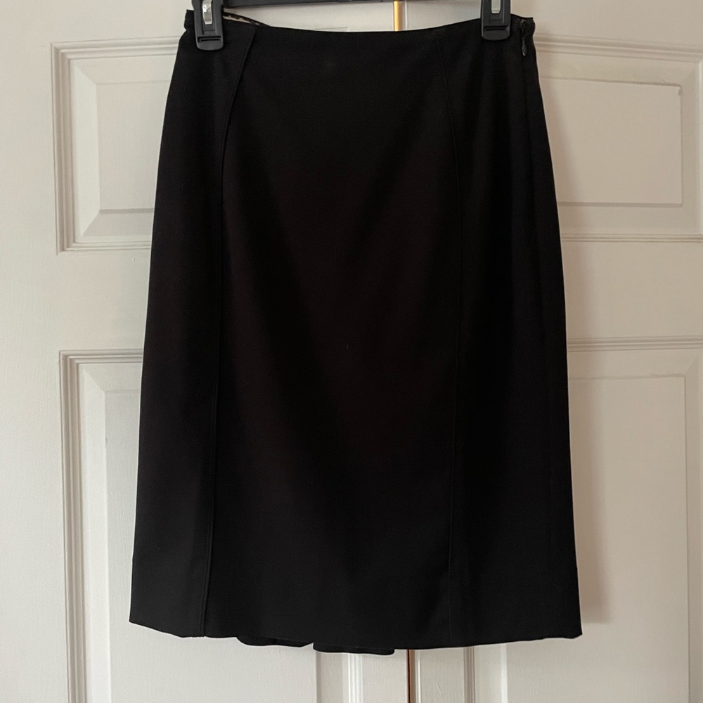 Knee length WHBM NWT black skirt